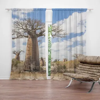 Závěs Sablio Závěs Strom: 2ks 140x250cm