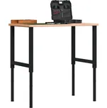 zahrada-XL Pracovní stůl 100 x 60 x (71,5–98) cm masivní buk obdélníkový 3309682