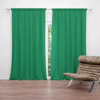 Závěs Sablio Závěs Bledě zelená: 2ks 140x250cm