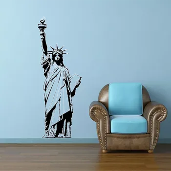 samolepka Sablio Samolepka na zeď: Socha Svobody - 44x120 cm