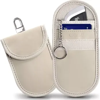 Tech-Protect KLR100 RFID Ochranné pouzdro pro bezkontaktní klíče a karty - Caffe Latte