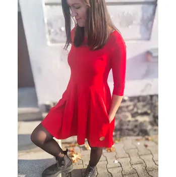 Dámské šaty Kulišárny Šaty ESMÉ red VELIKOST: 40-42
