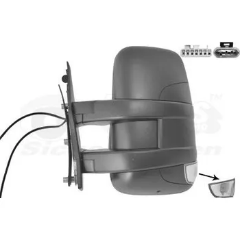 Auto zrcátko Vnější zpětné zrcátko VAN WEZEL 2816807