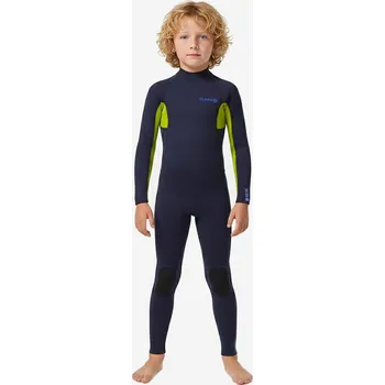 Neoprenový oblek DECATHLON Dětský neopren 100 4/3 10 LET MODRÁ|ZELENÁ|ŽLUTÁ