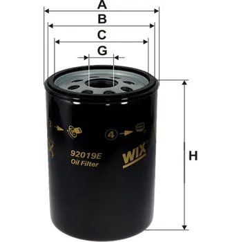Olejový filtr Olejový filtr WIX FILTERS 92019E