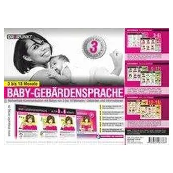 Slovník Baby-Gebärdensprache, 3 Info-Tafeln - Schulze, Michael