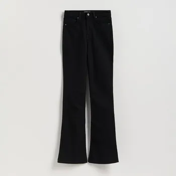 Dámské džíny Reserved - Zvonové džíny s vysokým sedem - černý - 552GE-99J - 552GE-99J-36