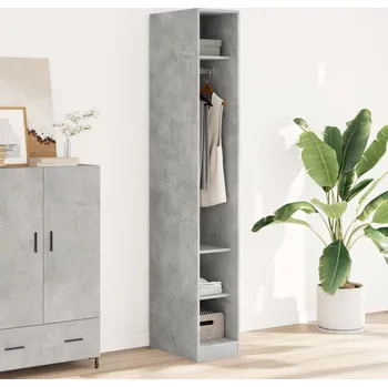 Příborník do zásuvky zahrada-XL Šatní skříň betonově šedá 30 x 50 x 200 cm kompozitní dřevo 3307687