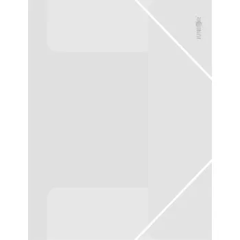 Zakládací mapa s gumičkou PP/A4, průhledná/transparentní