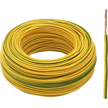 elektrický kabel Žluto-zelený kabel 1 x 1,5 mm