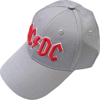 Kšiltovka AC/DC Red Logo Kšiltovka Grey UNI