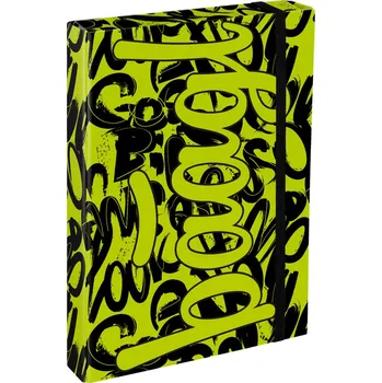 Set školních potřeb BAAGL Desky na školní sešity A4 Jumbo Lime