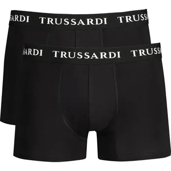 Pánské spodní prádlo TRUSSARDI MEN'S BLACK BOXER Trussardi černá 3365808