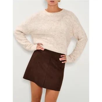 Dámské oblečení Sinsay - Svetr s&nbsp;dlouhými rukávy - béžová - 909HK-08M - 909HK-08M-XL