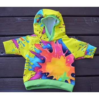 Doplněk pro panenku Mikina v barvách spongeboba