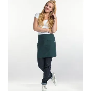 Kuchyňská zástěra Chaud Devant | Kuchařská zástěra Base Pine Green - Green / W100 - L45 cm / W100 - L45 cm / zelená