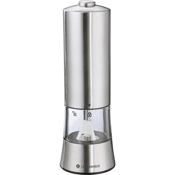 Mlýnek na koření ZASSENHAUS Gera – elektrický mlýnek na pepř nabíjený přes USB nerezová ocel prům. 6 x 18 cm