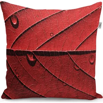 Polštář Sablio Polštář Červený list - 40x40 cm