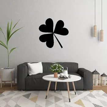 samolepka Sablio Samolepka na zeď: Čtyřlístek - 60x56 cm