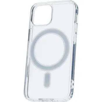 Pouzdro na mobilní telefon Silikonové TPU pouzdro Mag Anti Shock 1,5 mm pro iPhone 13 mini, transparentní
