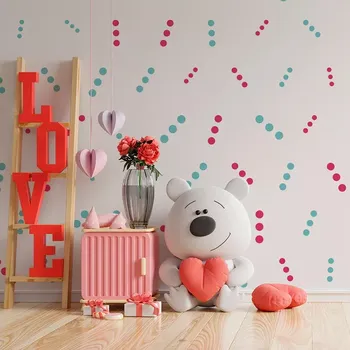 Tapeta Sablio Tapeta Tečkované čárky - 336x220 cm