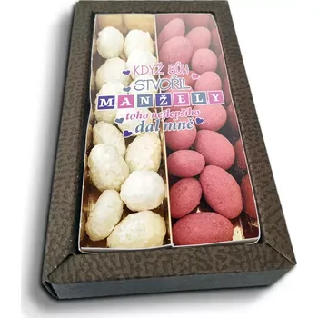 Čokoláda Sablio Mandle v čokoládě Když Bůh stvořil manžely - 2x 80g