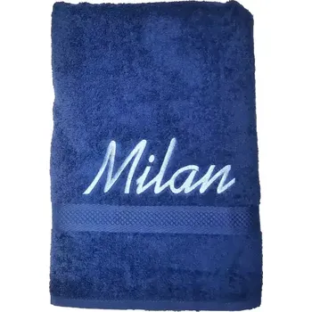 Osuška Gardener group ČR Froté osuška se jménem 70x140cm Terry vz.2 královská modrá