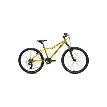 Dětské kolo Core Nipper 24" (2025) 1x7sp. chromovaná žlutá odpružená vidlice Z-565