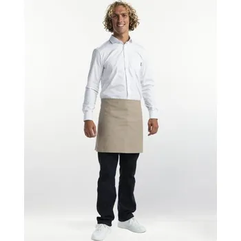 Kuchyňská zástěra Chaud Devant | Kuchařská zástěra Nujutsu Sand - Sand / W90 - L45 cm / W90 - L45 cm / béžová