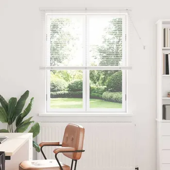 Roleta Žaluziové rolety se záclonami Bílá 175 x 120 cm Hliník IM_42006001