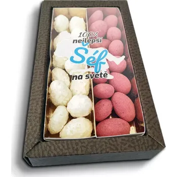 Čokoláda Sablio Mandle v čokoládě 100% nejlepší šéf na světě - 2x 80g