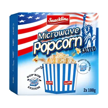 Slaná pochutina Snackline Popcorn Salted 200 g