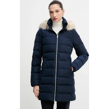 Péřová bunda Tommy Hilfiger tmavomodrá barva, zimní, WW0WW47540 59X, vel. M