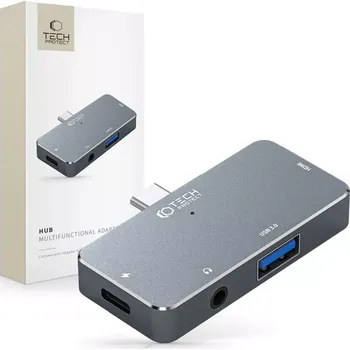 Tech-Protect V6-HUB Adaptér 4v1 šedý