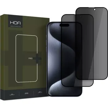 HOFI Anti Spy 2-Pack: Privátní tvrzené sklo na iPhone 17 Pro / 16 Pro