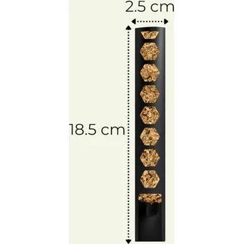 Opora na rostlinu XS rašeliníková tyč - Bílá