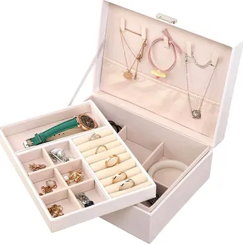 Šperkovnice Camerazar Velký organizér na šperky truhlice pro dokonalé uspořádání