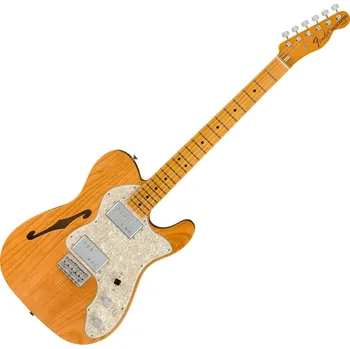 Strunný nástroj Fender American Vintage II 1972 Telecaster Thinline MN Aged Natural Elektrická kytara