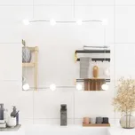 vidaXL Nástěnné zrcadlo s LED osvětlením 50 x 60 cm sklo obdélníkové [3189155]
