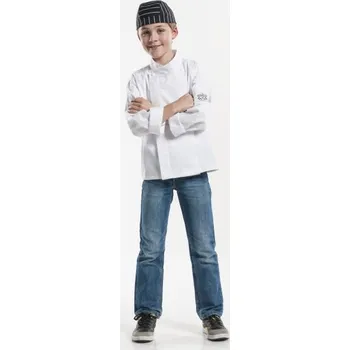 Dívčí bunda Chaud Devant | Dětský kuchařský rondon White - White / 116 - 122 / 116 - 122 / bílá