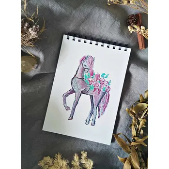 Skicák - různé autorské motivy Motiv: Kůň