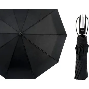 Deštník Camerazar Dámský černý elegantní silný deštník