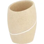 Koupelnový pohár Caldarela, písková, 300 ml