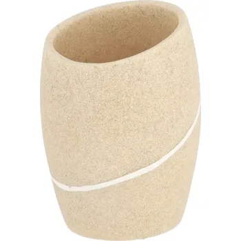 Koupelnový pohár Caldarela, písková, 300 ml