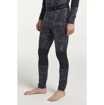 Pánské termoprádlo TENSON Baselayer Tights M Tie Dye Grey Green XL - XL