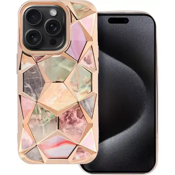 Pouzdro na mobilní telefon Pouzdro CASE Twinki iPhone 15 - Zlatá