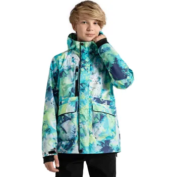 LEMON EXPLORE Dětská turistická bunda nepromokavá ThermoTEX WL5 VÍCEBAREVNÁ