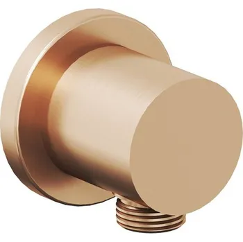 Tyč na sprchový závěs Ravak stěnový vývod podomítkový růžová zlatá X07P709