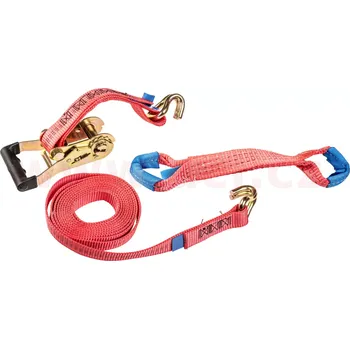 Upínací popruh ACI upínací popruhy pro uchycení vozidel přes kolo, 3 t, hák + smyčka, ráčna