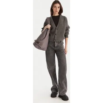 Dámský svetr G-Star Raw Kardigan Cable D27729-D770 Šedá Relaxed Fit S